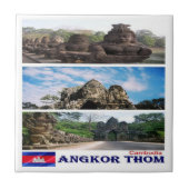 Rif. KH Cambodia, Angkor Thom, Fliese (Vorderseite)