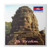 Rif. KH Cambodia, Ta Prohm, Fliese (Vorderseite)