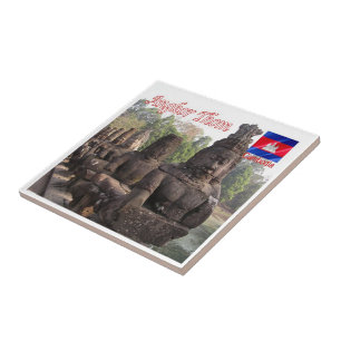 Rif. KH Kambodscha, Angkor Thom, Fliese