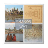 Rif. KH * Kambodscha, Angkor Wat, Fliese (Vorderseite)