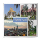 Rif. KH * Kambodscha, Phnom Penh Fliese (Vorderseite)