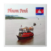 Rif. KH Kambodscha, Phnom Penh Fliese (Vorderseite)