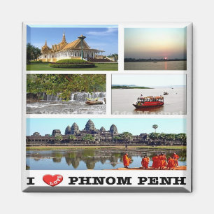 Rif. KH Kambodscha, Phnom Penh, I Liebe, Magnet
