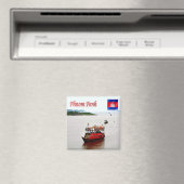 Rif. KH Kambodscha, Phnom Penh, Kühlschrank Magnet (In Situ (Geschirrspüler))