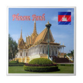 Rif. KH Kambodscha, Phnom Penh, Royal Place Fliese (Vorderseite)