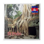 Rif. KH Kambodscha, Ta Prohm Fliese (Vorderseite)