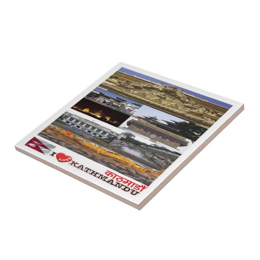 Rif. NP Nepal, Kathmandu, I-Liebe, Fliese (Seite)