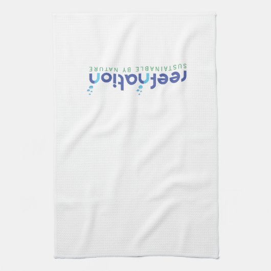 Riff-Behälter Tuch-Microfiber Weiß Geschirrtuch (Vertikal)