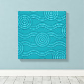 Riff der Aborigines Leinwanddruck (Insitu (Holzboden))