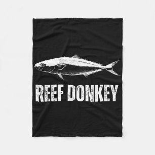 Riff-Esel-Shirt Amberjack Offshore-Angeln Lustig Fleecedecke