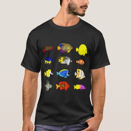 Riff-Fisch 2 T-Shirt (Vorderseite)