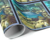 Riff-Fische Geschenkpapier (Rolleneckpunkt)