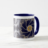 Riff-Fraktal - Fraktal-Tasse Tasse (VorderseiteRechts)