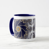 Riff-Fraktal - Fraktal-Tasse Tasse (Vorderseite Links)