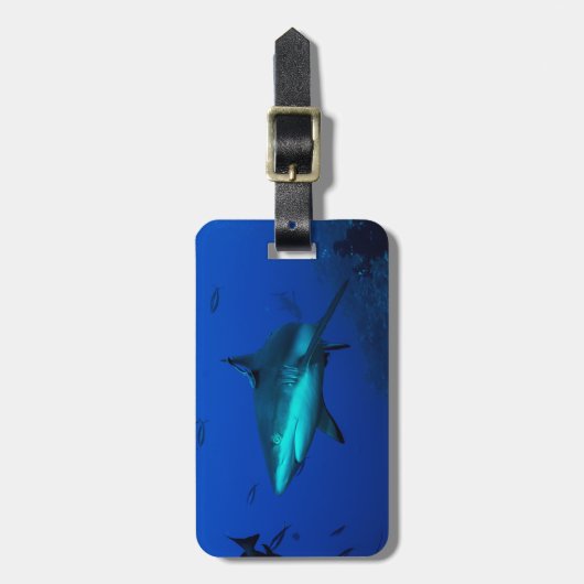 Riff-Haifisch-Gepäckanhänger Gepäckanhänger (Vorderseite vertikal)