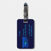 Riff-Haifisch-Gepäckanhänger Gepäckanhänger (Rückseite vertikal)