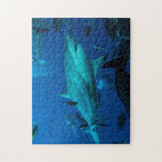 Riff-Haifisch-Great Barrier Reef Korallenmeer Puzzle (Vertikal)