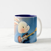 Riff Hard oder Go Zuhause Zwei-Tone-Tasse Zweifarbige Tasse (VorderseiteRechts)