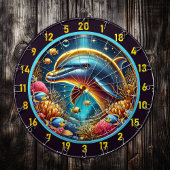 Riff Harmony Dolphin Dartboard Fun Dartscheibe