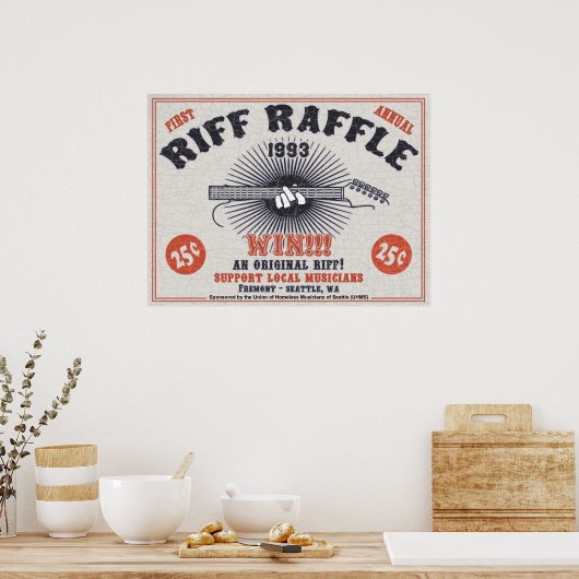 Riff Raffle Poster (Küche)