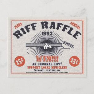 Riff Raffle Postkarte