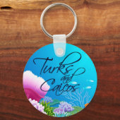 Riff Turks und Caicos Schlüsselanhänger (Vorderseite)
