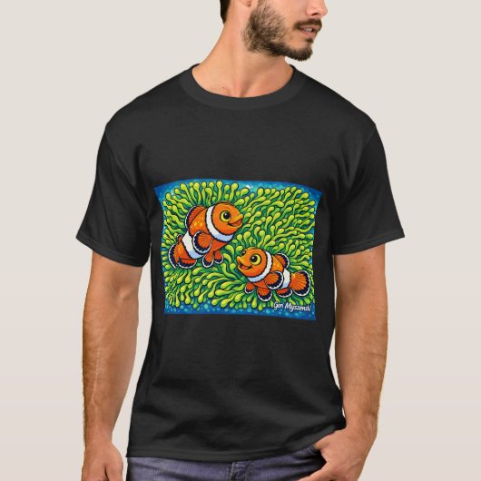 Riffbarsche Der Clownfisch T-Shirt (Vorderseite)
