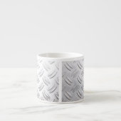 Riffelblech Hintergrund Espressotasse (Vorderseite)