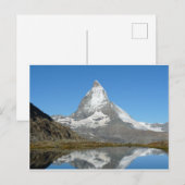Riffelsee Matterhorn Postkarte (Vorne/Hinten)