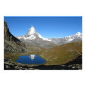 Riffelsee Matterhorn Reflection Fotodruck (Vorne)