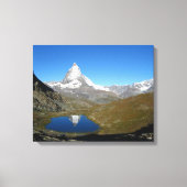 Riffelsee Matterhorn Reflection Leinwanddruck (Vorderseite)
