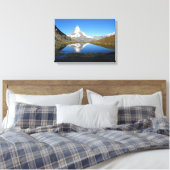 Riffelsee Matterhorn Reflexion Leinwanddruck (Insitu (Schlafzimmer))
