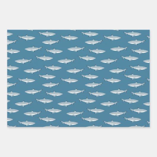 Riffhai Geschenkpapier Set (Vorderseite)