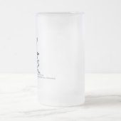 Riffhai Mattglas Bierglas (Mittel)