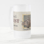 Riffkorallenfische Mattglas Bierglas (Vorderseite Links)