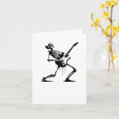 Riffs from Beyond Skeleton Gitarrist in Graffiti S Karte (Gelbe Blume)