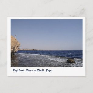 Riffstrand, Sharm el Sheikh, Ägypten Postkarte