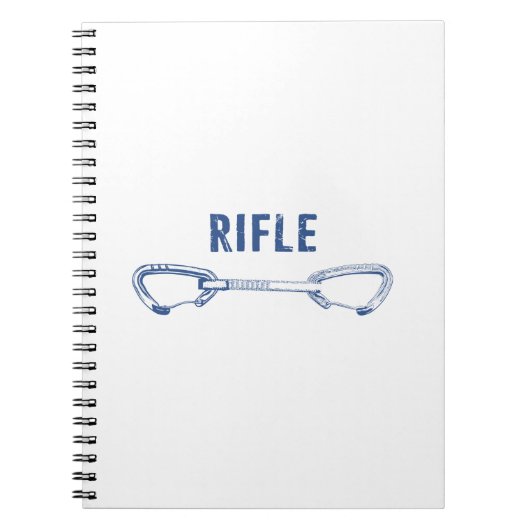 Rifle Colorado Rock Klettersteig Notizblock (Vorderseite)