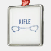 Rifle Colorado Rock Klettersteig Ornament Aus Metall (Links)