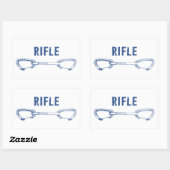 Rifle Colorado Rock Klettersteig Rechteckiger Aufkleber (Blatt)