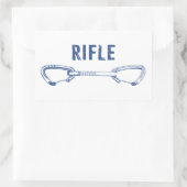 Rifle Colorado Rock Klettersteig Rechteckiger Aufkleber (Tasche)