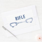 Rifle Colorado Rock Klettersteig Rechteckiger Aufkleber (Umschlag)