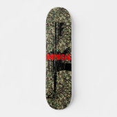 Rifle inimical Camouflage Skateboard (Vorne)
