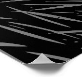 Rifle Jagd Fanatics Black & Gray | Poster (Ecke)