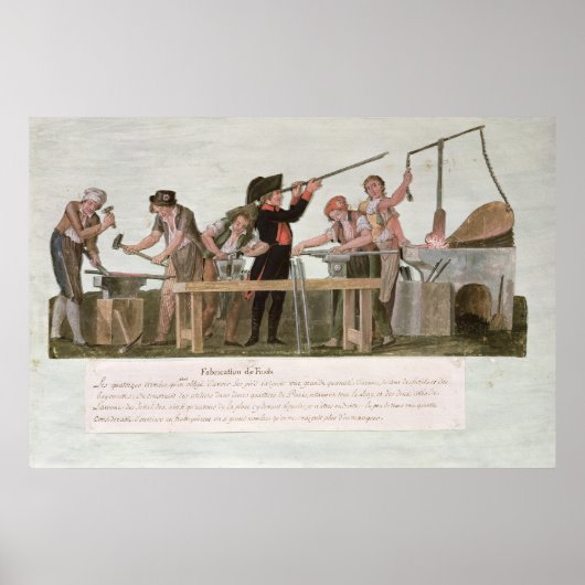 Rifle Makers' Workshop, 1793 Poster (Vorne)