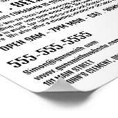 Rifle & Shotgun, Gunsmith, Werbung in Geschäften Poster (Ecke)