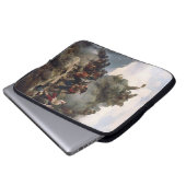 Riflemen verteidigen einen Bergpass (Karl Lessing) Laptopschutzhülle (Vorne Knopf)