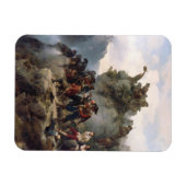 Riflemen verteidigen einen Bergpass (Karl Lessing) Magnet (Horizontal)