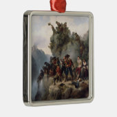 Riflemen verteidigen einen Bergpass (Karl Lessing) Ornament Aus Metall (Rechts)