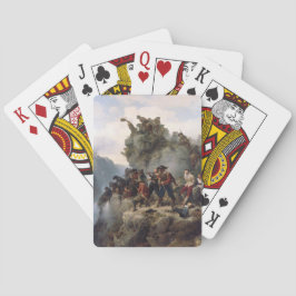 Riflemen verteidigen einen Bergpass (Karl Lessing) Spielkarten